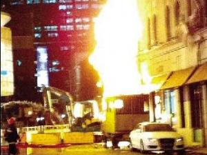 �Ϻ�����ȼ���ܱ�ը �����������¥��